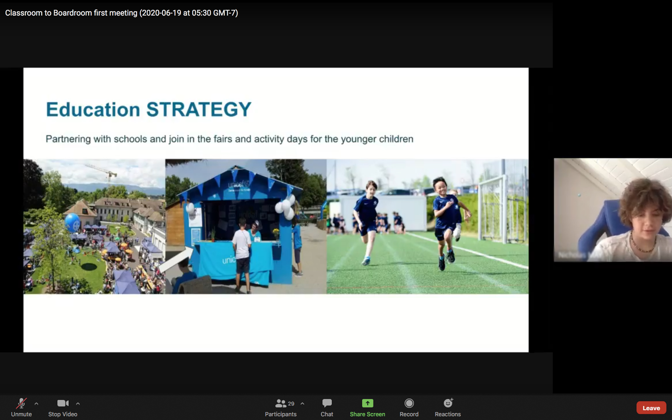 Unicef Youth Engagement Strategy